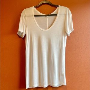 Aritzia Babaton, Basic White Tee, Size S